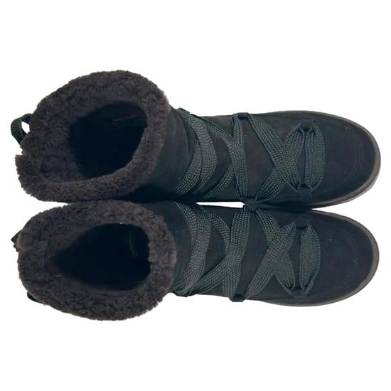 See by Chloé Charlee Shear-Lined Sneeuwschoenen in Zwart Suède - Image 5