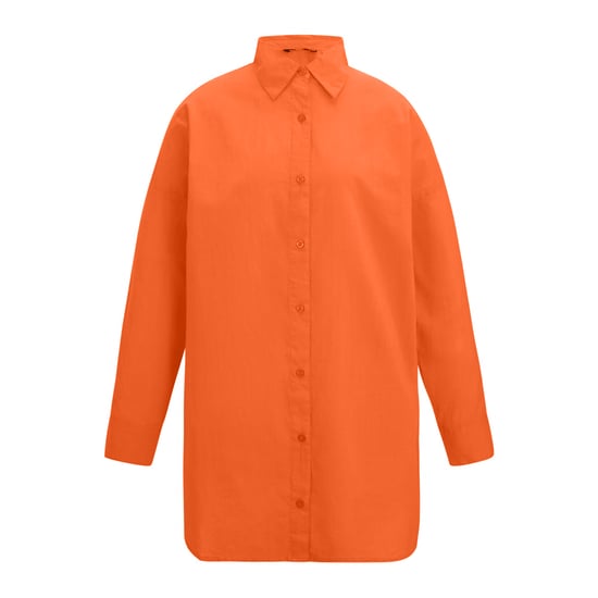 Regatta Womens/Ladies Prena Cover Up Plain Beach Shirt (Tangerine Tango) - Image 1