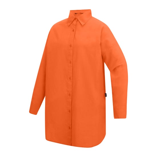 Regatta Womens/Ladies Prena Cover Up Plain Beach Shirt (Tangerine Tango) - Image 3