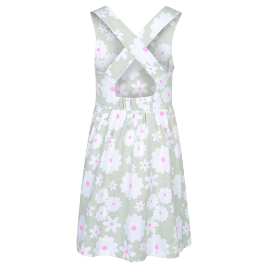 Mountain Warehouse Meisjes Lana Bloemen Cross Back Jurk (Lichtgroen) - Image 2