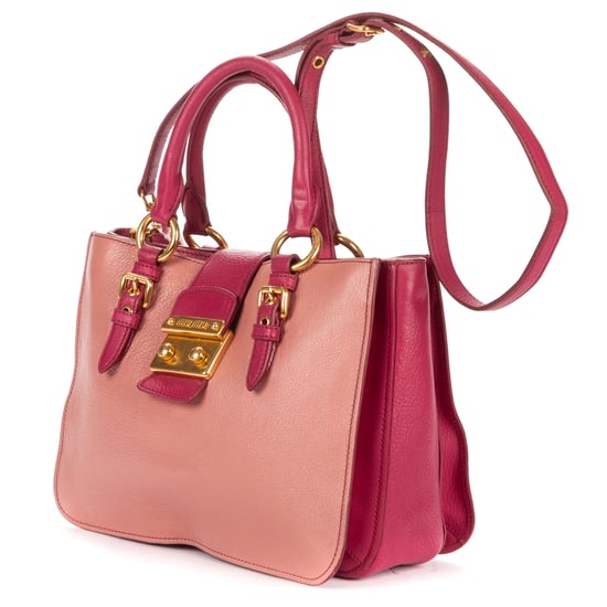 Two color Pushlock Tote   schoudertas - Image 2
