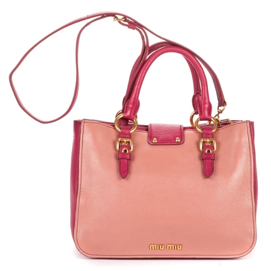 Two color Pushlock Tote   schoudertas - Image 5