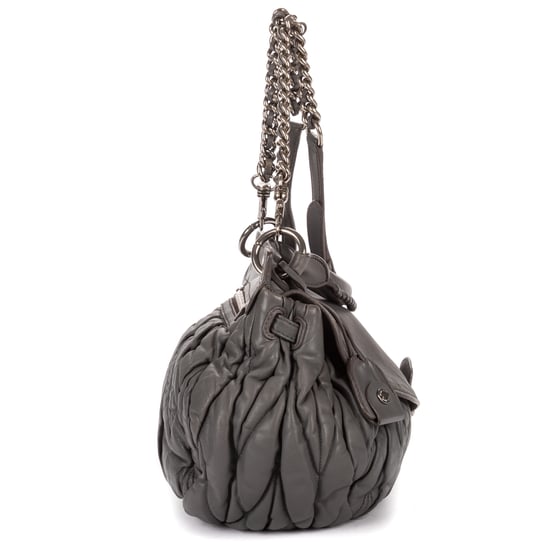 Coffer Flap Hobo Shoulder Bag - Image 4
