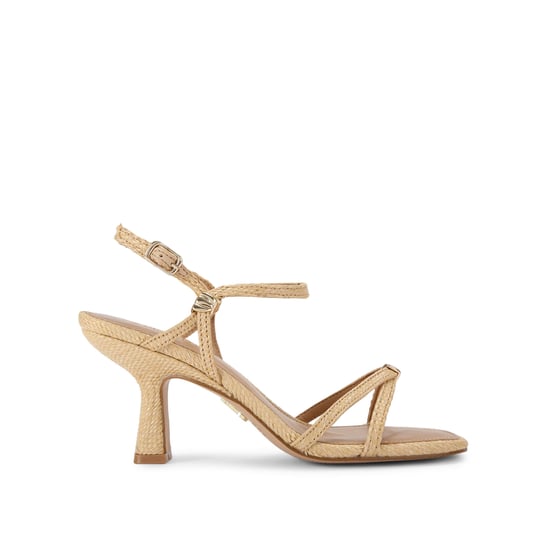 Posy Beige Raffia Sandals - Image 1