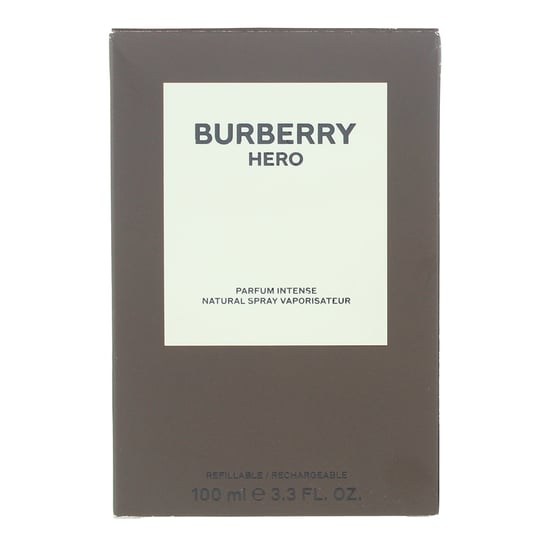 Burberry Hero Parfum Intense 100ml Refillable Spray for Him - Image 3