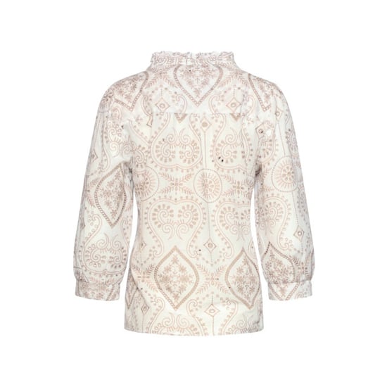 Smashed Lemon Blouse met paisley borduurwerk en ruches | - Image 5