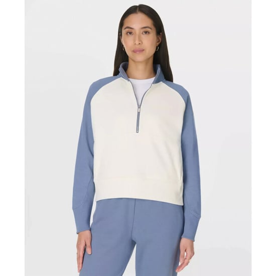 Sweaty Betty Revive half zip colour-block - Image 4