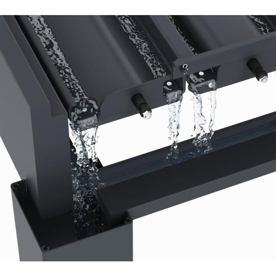 Paragon Outdoor Grand tuscan aluminium pergola met lamellendak 4x7 meter - Image 3