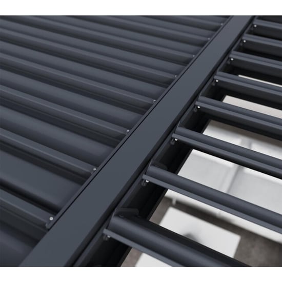 Paragon Outdoor Grand tuscan aluminium pergola met lamellendak 4x7 meter - Image 6
