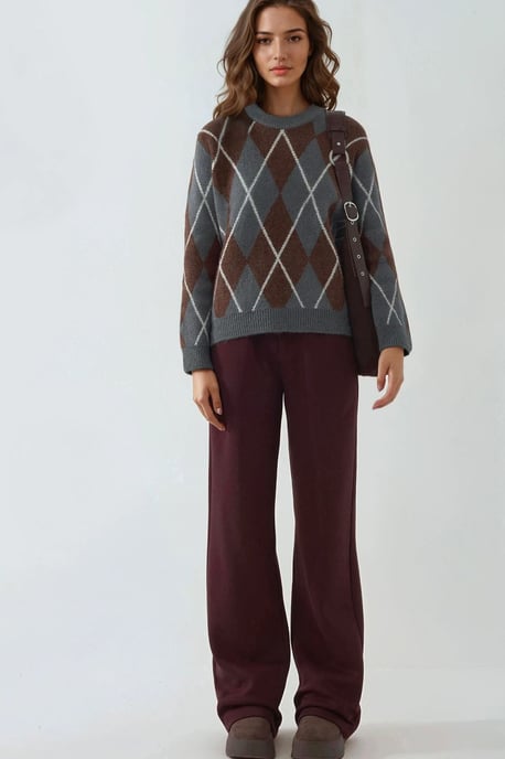 Avslappnad passform elastisk midja jogger - Image 5
