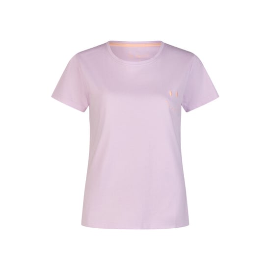 By Louise Dames shortama korte pyjama set geprint paars/wit gestipt - Image 2