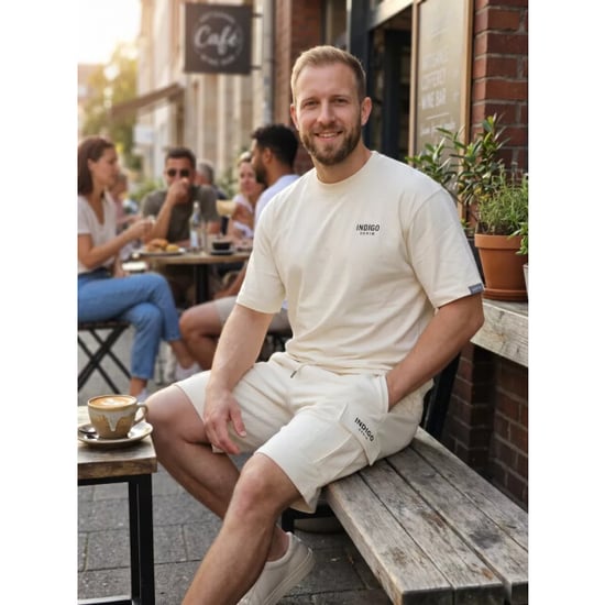 Indigo Denim Denim jogging set heren off white modaitalia - Image 6