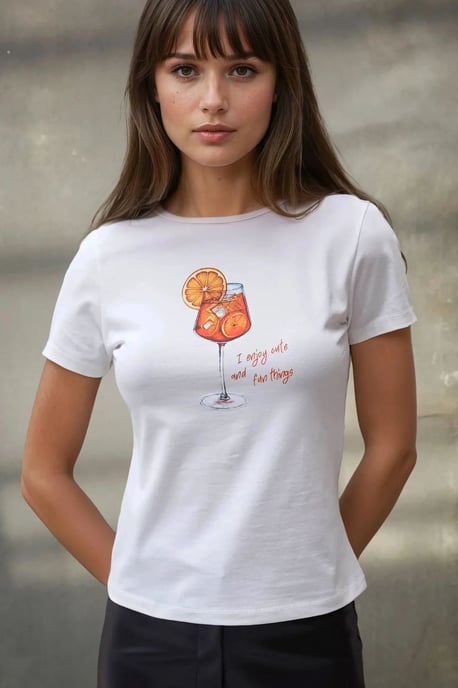 Crew Neck Gedrukt Baby T-shirt - Image 6