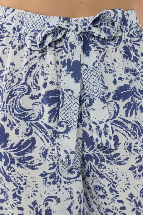 Geprinte Wijde Pantalon met Touwtjes - Image 6