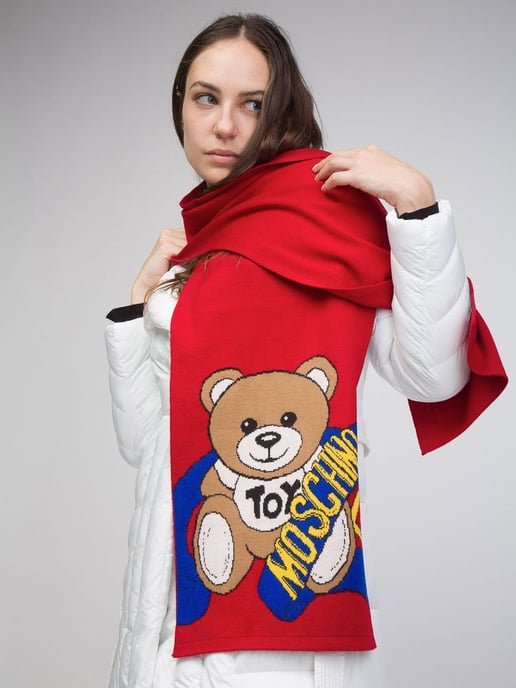 Moschino Scarf Red - Image 3