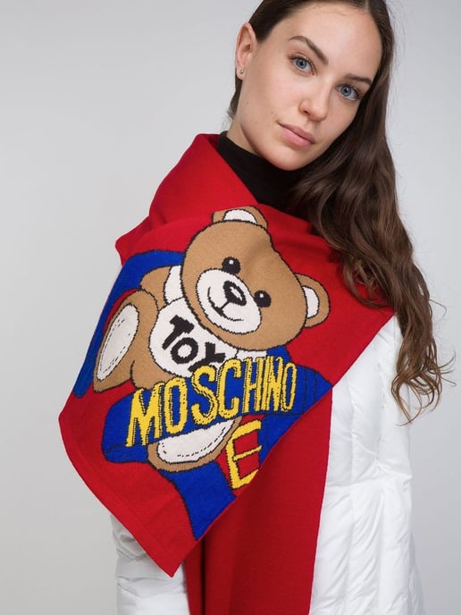 Moschino Scarf Red - Image 4