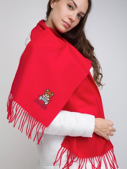 Moschino Scarf Red - Image 3
