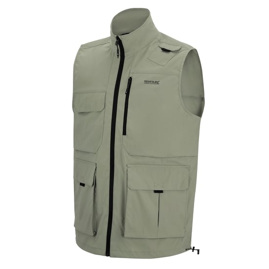 Regatta Lichte Insectenwerende Reisbodywarmer voor heren (Salie Groen) - Image 3