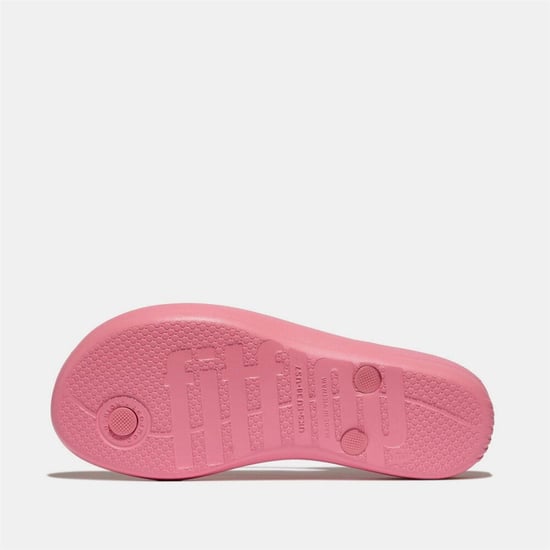 Fit Flop Dames/Dames iQushion teenslippers (Roze/Zwart) - Image 4