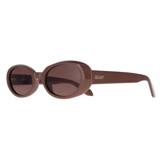 Quay Oval Womens Doe Brown Felt Cute - Image 2