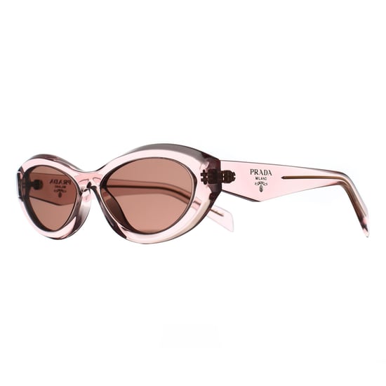 Prada Oval Womens Transparent Peach Light Brown PR26ZS - Image 2