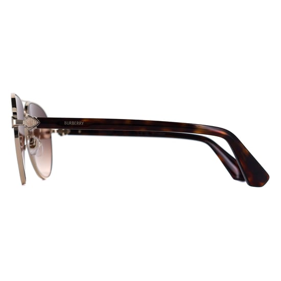 Burberry Aviator Mens Light Gold Brown Gradient BE3167 - Image 3