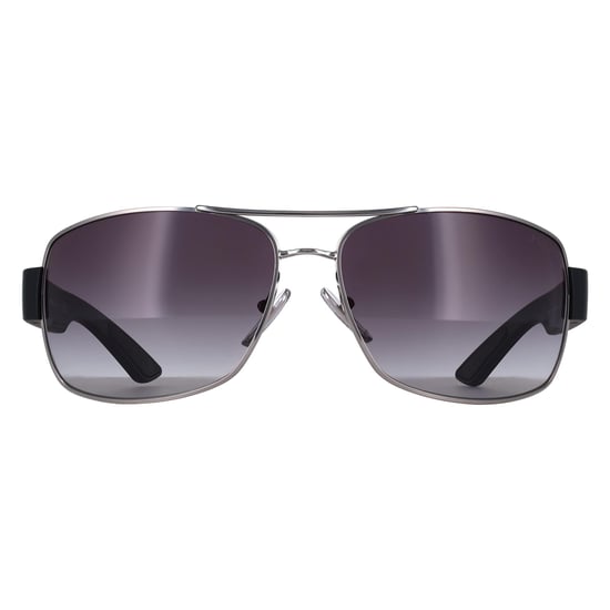 Prada Sport Rectangle Mens Silver Grey Gradient PSB52S - Image 1