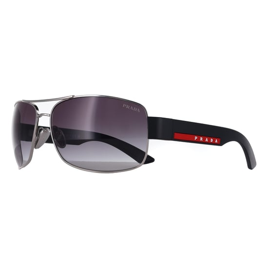 Prada Sport Rectangle Mens Silver Grey Gradient PSB52S - Image 2