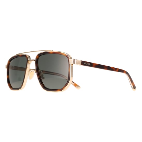 Gucci Aviator Mens Gold Havana Green GG2073S - Image 2