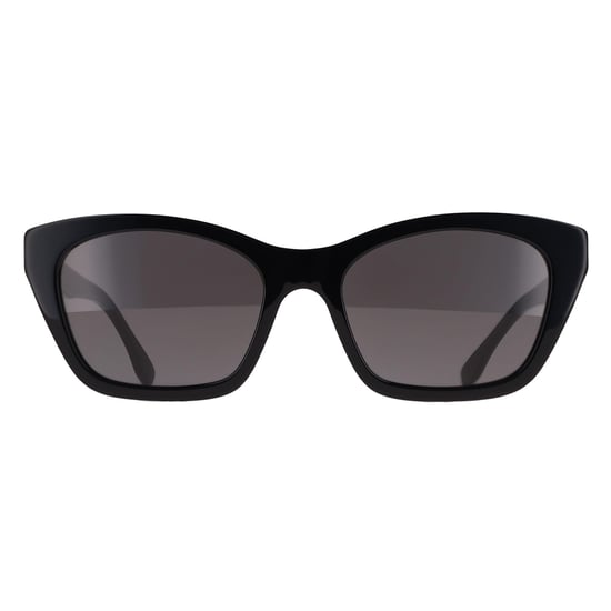 Fendi Rectangle Womens Shiny Black Smoke Grey FE40205I Forever Fendi - Image 1
