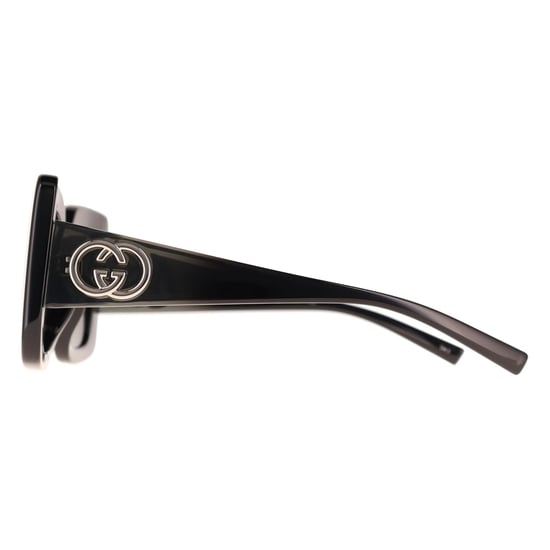 Gucci Square Womens Black Grey GG2025S - Image 3