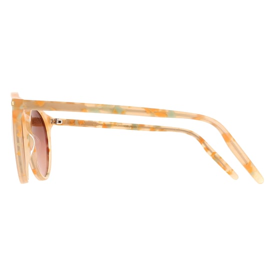 Serengeti Round Womens Shiny Peach Marble Mineral Polarized Drivers Gradient Leonora - Image 3