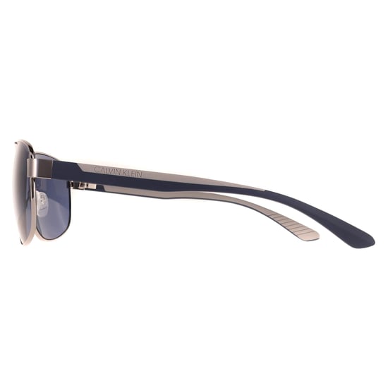 Calvin Klein Aviator Mens Shiny Gunmetal Blue CK20319S - Image 3