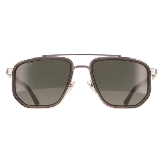 Gucci Aviator Mens Silver Grey Grey GG2073S - Image 1