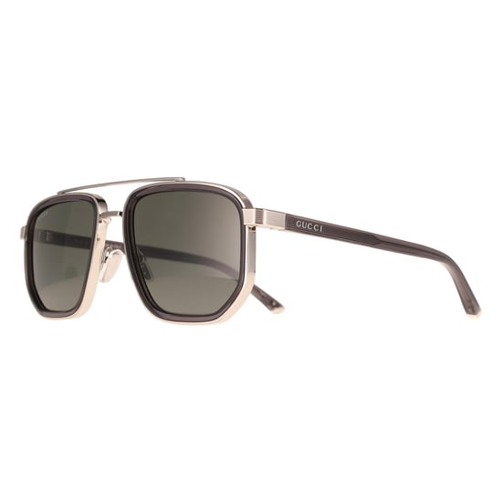 Gucci Aviator Mens Silver Grey Grey GG2073S - Image 2