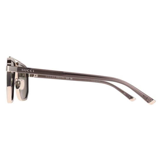 Gucci Aviator Mens Silver Grey Grey GG2073S - Image 3