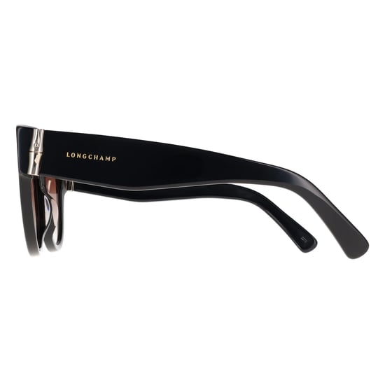 Longchamp Cat Eye Womens Black Brown Clear Gradient LO733S - Image 3