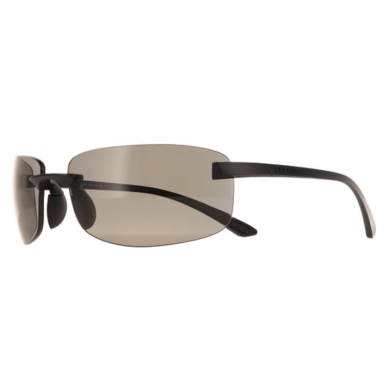 Serengeti Rimless Mens Matte Black Trivex Polarized Smoke Rick - Image 3