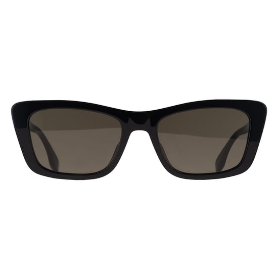 Fendi Rectangle Womens Shiny Black Green FE40185I Lettering - Image 1
