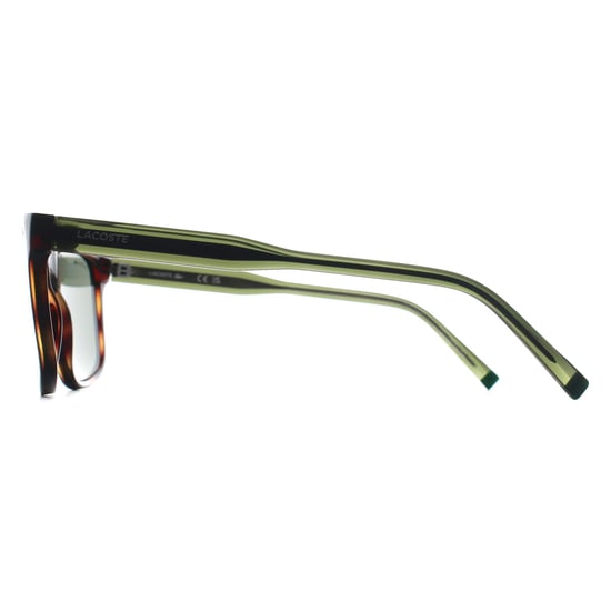 Lacoste Square Mens Tortoise Green L6025S - Image 3