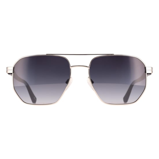 Calvin Klein Aviator Mens Silver Blue Gradient CKJ22204S - Image 1