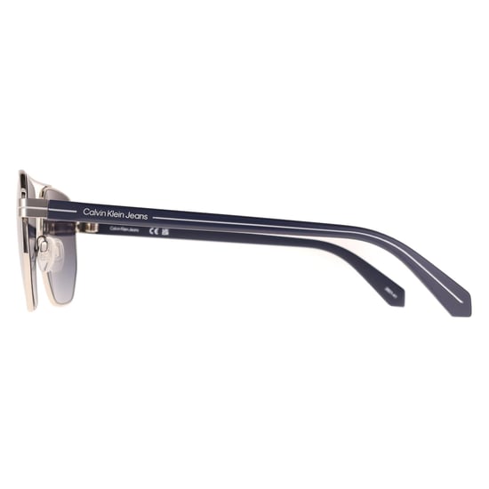 Calvin Klein Aviator Mens Silver Blue Gradient CKJ22204S - Image 3