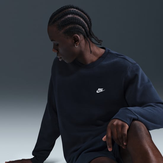 Nike Navy Club Crewneck Fleece Tracksuit - Image 5