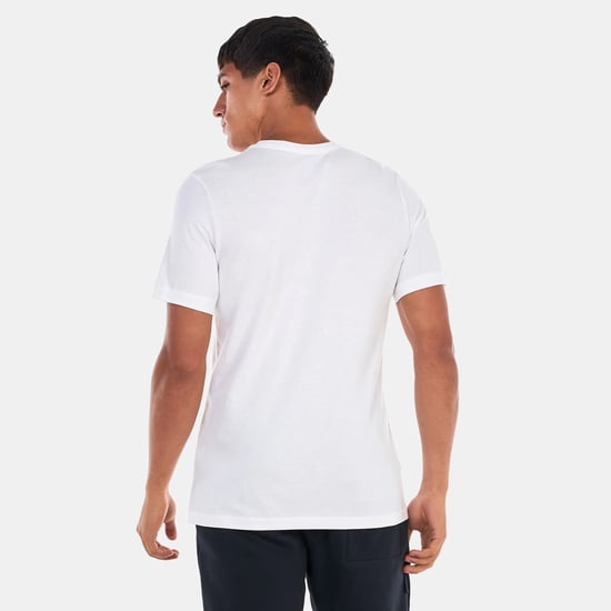 Nike White Black Sportswear Club T Shirt - Image 3