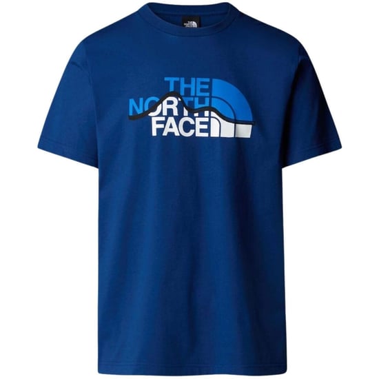The North Face Mens Blue Mountain Line T-Shirt - Image 2