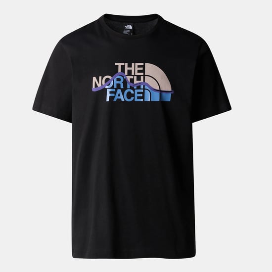 The North Face Mens Black Mountain Line T-Shirt - Image 1