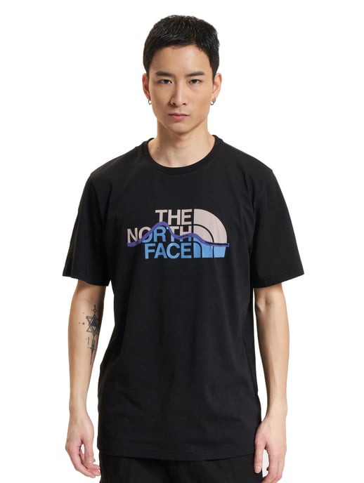 The North Face Mens Black Mountain Line T-Shirt - Image 3