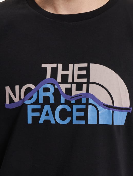 The North Face Mens Black Mountain Line T-Shirt - Image 4