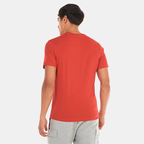 Nike Red White Sportswear Club T Shirt - Image 3