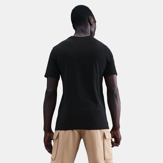 Nike Black Gold Sportswear Club T Shirt - Image 3